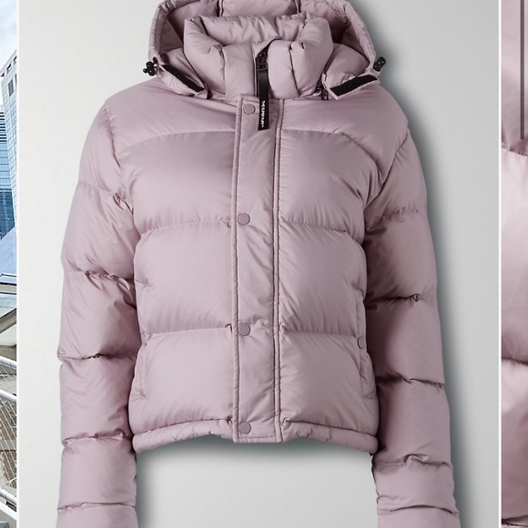 SOLD! Aritzia/TNA: Super Puff "Shorty", XXS, Lilac - Picture 3 of 9